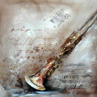 Musical Instrument oil painting